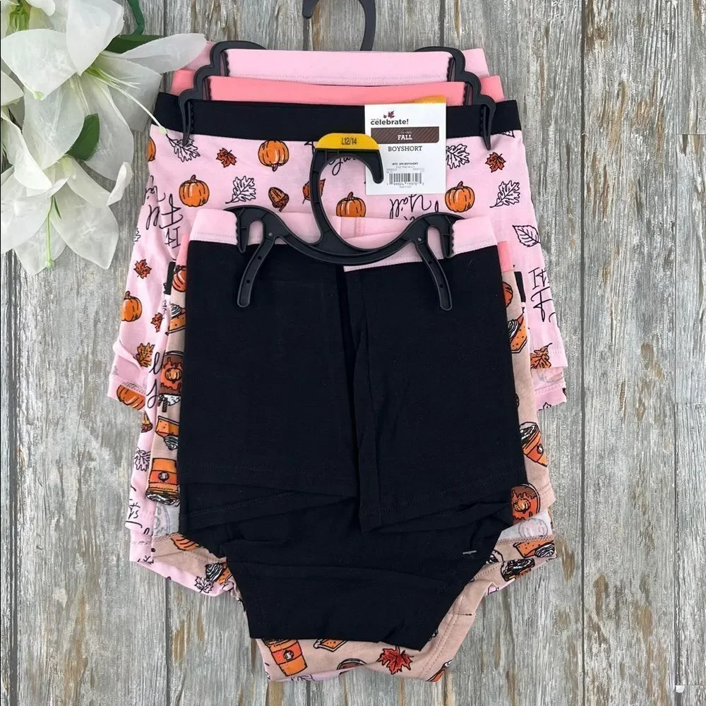 Women’s Boyshorts Panties Underwear Cotton 2, 3-Packs Size L